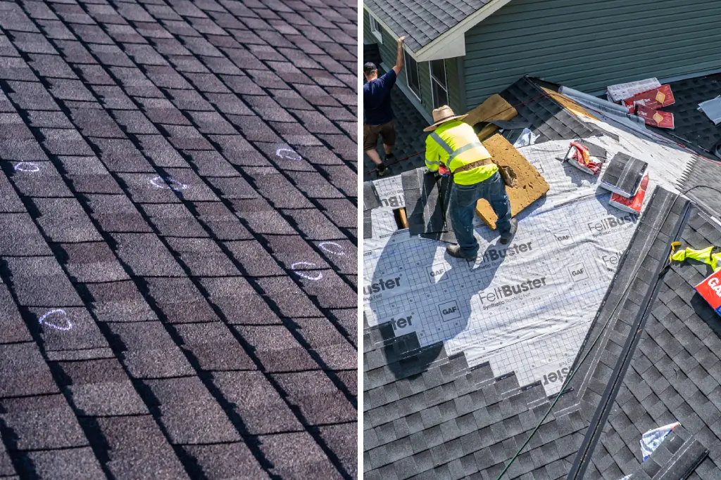 Roof repair vs roof replacement